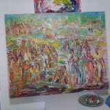 “Before the dance” Canvas Oil paint Expressionist Everyday life 2011 - photo 3
