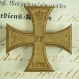 Mecklenburg-Schwerin: Militär-Verdienstkreuz, 1870, 1. und 2. Klasse mit Urkunden für einen Hauptmann im Generalstab der 22. Division. - photo 3
