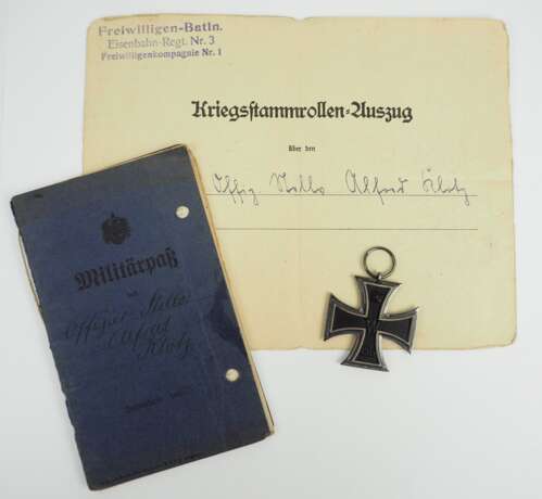 Preussen: Nachlass eines Offiziers-Stellvertreter der 10./ R.I.R. 233. - photo 1