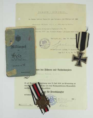 Preussen: Nachlass eines Musketiers der Minen-Werfer-Abteilung des R.I.R. 71. - фото 1