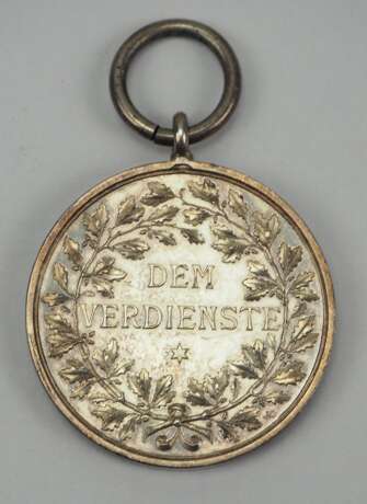 Württemberg: Zivil-Verdienstmedaille, Wilhelm II., in Silber. - Foto 2