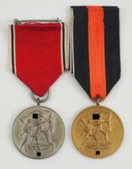 Medaille zur Erinnerung an den 13. März und 1. Oktober 1938.