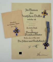 Sammlung Ehrenkreuze der Deutschen Mutter.