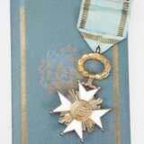 Lettland: Orden der drei Sterne, 1. Modell (1924-1940), Ritterkreuz, im Etui. - фото 2
