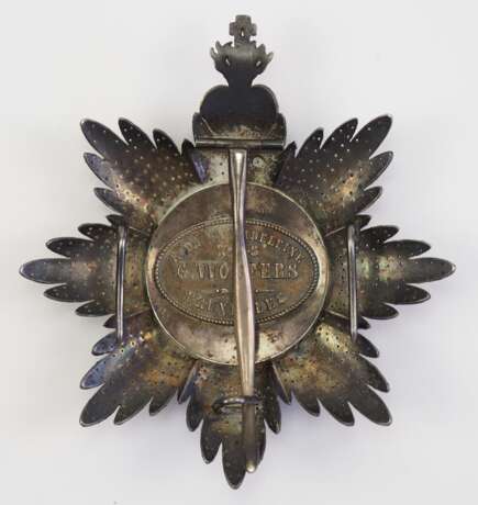 Portugal: Militärischer Orden Unseres Herrn Jesu Christus, 2. Modell (1789-1910), Bruststern zum Großkreuz. - Foto 4
