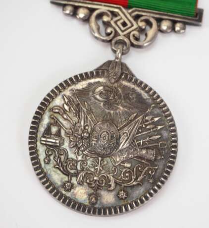 Türkei: Imtiyaz-Medaille, mit Säbelspange, Exemplar Kaise WIlhelm I. von Preussen. - Foto 3