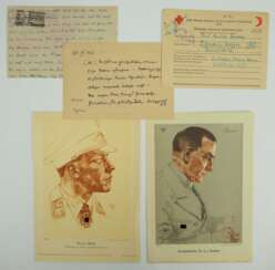 Lot de Prisonniers de guerre, des cartes Postales et des Willrich-Imprimer.