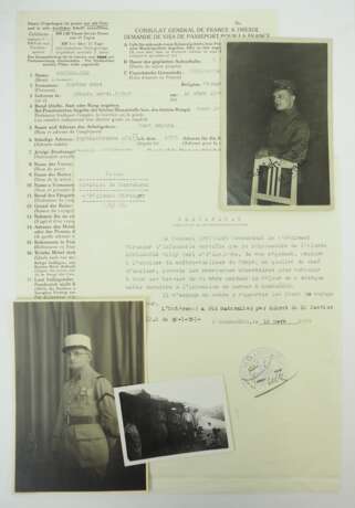 Frankreich: Nachlass eines deutschen Fremdenlegionärs - Division de Marrakech, 4. Reg. Etranger. - Foto 1