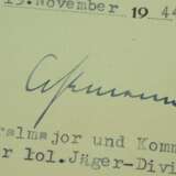Eisernes Kreuz, 1939, 2. Klasse Urkunde für einen Obergefreiten der 11./ A.R. 85 - Dr. Walter Assmann. - photo 2