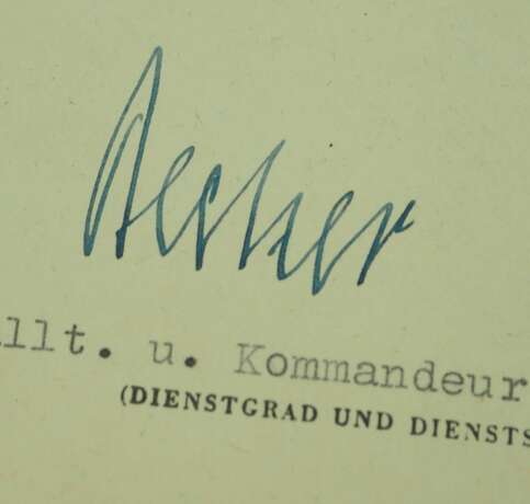 Eisernes Kreuz, 1939, 2. Klasse Urkunde für einen Gefreiten der 7./ G.R. 464 - Carl Becker. - фото 2