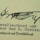 Eisernes Kreuz, 1939, 2. Klasse Urkunde für einen Obergefreiten der 3./ Infanterie-Regiment 18 - Arnold Freiherr von Biegeleben. - photo 2