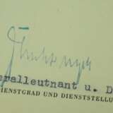 Eisernes Kreuz, 1939, 2. Klasse Urkunde für einen Obergefreiten der 3./ Pz.-Jäg.-Abt. 200 - Edgar Feuchtinger. - photo 2