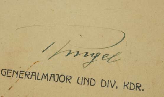 Kriegsverdienstkreuz, 2. Klasse mit Schwertern Urkunde für einen Oberjäger der 15./ Gebirgs-Jäger-Regiment 100 - Julius Ringel. - Foto 2