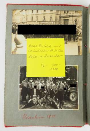 Fotoalbum des SS-Sturmbannführer und Kriminal-Assisten Ernst Zaske RFSS. - photo 6