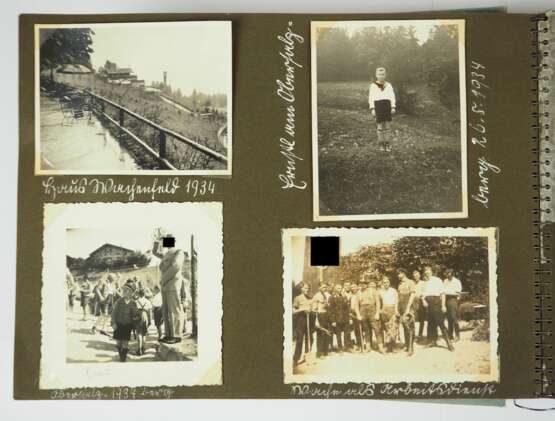 Fotoalbum des SS-Sturmbannführer und Kriminal-Assisten Ernst Zaske RFSS. - Foto 2