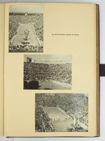 Fotoalbum der Olymipischen Spiele 1936 eines Angehörigen des 1. Badischen Schwimmclub. - photo 4