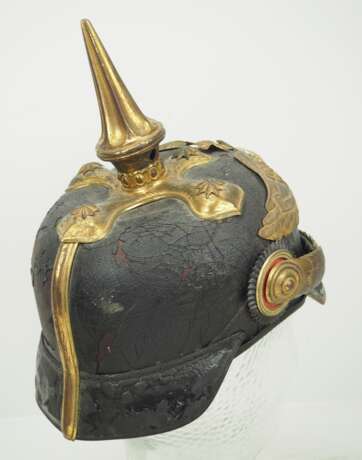 Preussen: Pickelhaube für Generale, M1897 in Dienstausführung mit Spitze. - Foto 4