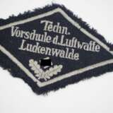 Luftwaffe: Ärmelabzeichen der Techn. Vorschule der Luftwaffe in Luckenwalde. - фото 2