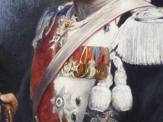 Lippe: Gemälde von Leopold IV. Fürst zu Lippe als Oberst à la Suite des 1. Garde-Ulanen-Regiment. - photo 2