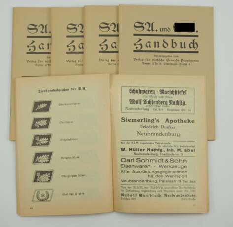 SA und SS Handbuch - 5 Exemplare. - photo 1