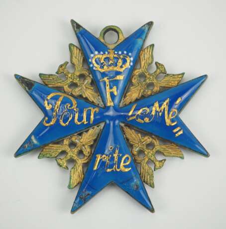 Preussen: Orden Pour le Mérite, für Militärverdienste - Ordenskreuz 2. Hälfte 18. Jahrhundert. - Foto 1