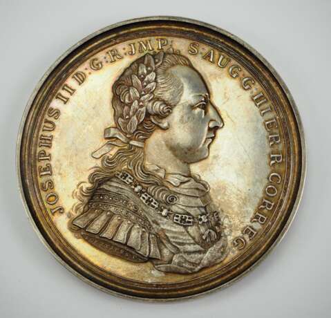 Österreich: Silbermedaille Joseph II. (1765-1790) - 264g. - Foto 1