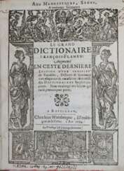 Grand dictionaire, La,