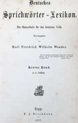 Wander,K.F.W. (Herausgeber).