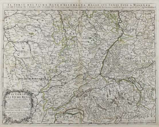 Rheinlauf-Karte. - photo 1