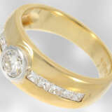 Ring: klassischer Brillant/Diamant-Bandring, 18K Gold, Goldschmiedearbeit Hofjuwelier Roesner - фото 2
