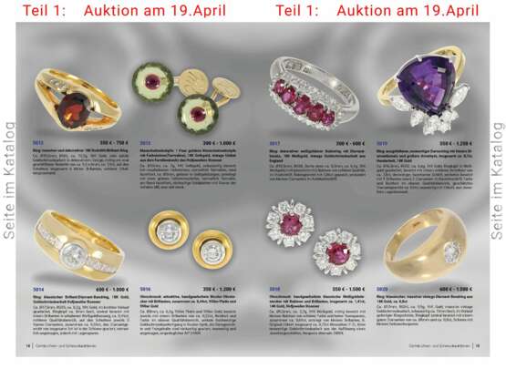 Ring: klassischer Brillant/Diamant-Bandring, 18K Gold, Goldschmiedearbeit Hofjuwelier Roesner - Foto 3
