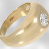Ring: klassischer, massiver vintage Diamant-Bandring aus 14K Gold, ca. 0,8ct - Foto 2