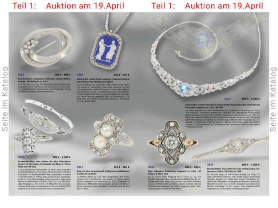 Armbanduhr/Ring: sehr schönes Art déco Schmuckset, besetzt mit Diamanten, Armbanduhr und Ring, ca. 0,33ct, Platin und 18K Gold - фото 4