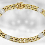 Armband: ungetragenes Brillant/Goldschmiedearmband aus 14K Gold, signiert Handarbeit, Hofjuwelier Roesner - фото 2