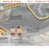 Armband: ungetragenes Brillant/Goldschmiedearmband aus 14K Gold, signiert Handarbeit, Hofjuwelier Roesner - Foto 3