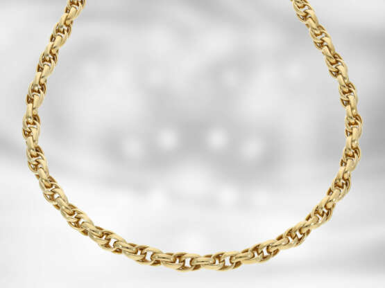 Kette/Collier: hochwertige dekorative Gelbgoldkette, 18K Gold - фото 1