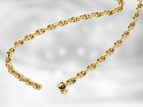 Kette/Collier: hochwertige dekorative Gelbgoldkette, 18K Gold - photo 3