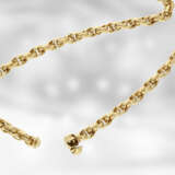 Kette/Collier: hochwertige dekorative Gelbgoldkette, 18K Gold - Foto 3