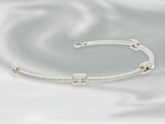 Armband: dekoratives Brillant-Goldschmiedearmband aus 18K Weißgold, neuwertig, lt. Etikett NP ca. 3.300€ - фото 2