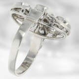Ring: antiker, hochfeiner Art déco Diamantring mit hochkarätigem Steinbesatz ca. 2,6ct - photo 4