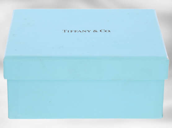 Armband: Tiffany & Co., nahezu neuwertiges Armband aus der Kollektion "Vannerie" mit Brillantbesatz, insgesamt ca. 1,6ct, 18K Gold, 1995, mit Original-Etui und Box - Foto 4