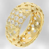 Ring: moderner und sehr hochwertiger Brillant-Goldschmiedering aus dem Hause Tiffany & Co., "Vannerie Collection" - фото 2
