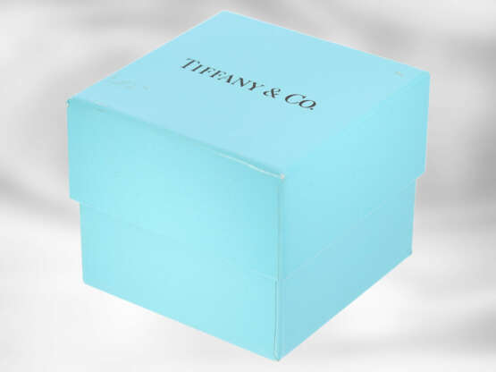 Ring: moderner und sehr hochwertiger Brillant-Goldschmiedering aus dem Hause Tiffany & Co., "Vannerie Collection" - Foto 3