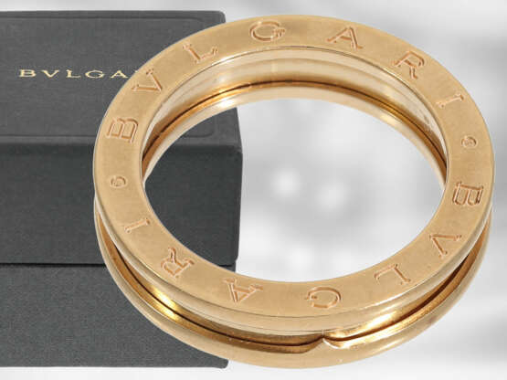 Ring: Bvlgari, Roségoldring B.zero1 im Original-Etui und Verpackung, 18K Gold - photo 1