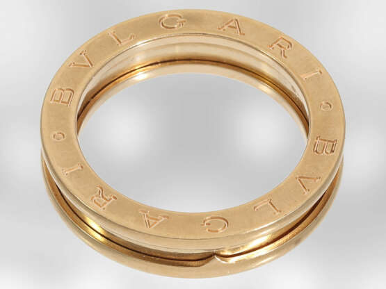 Ring: Bvlgari, Roségoldring B.zero1 im Original-Etui und Verpackung, 18K Gold - photo 2