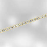 Armband: luxuriöses attraktives Tennisarmband mit Brillanten, ca. 5,48ct, 18K Gelbgold - Foto 2