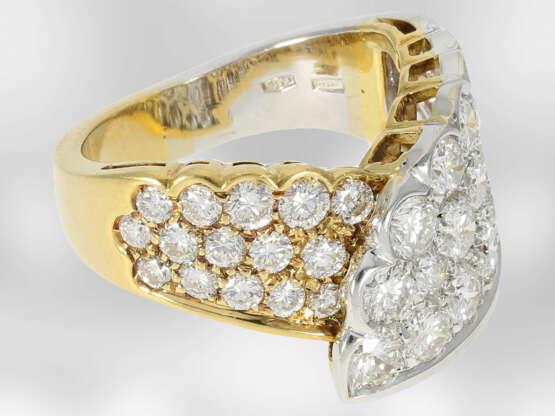 Ring: sehr dekorativer hochwertiger Brillantring, ca. 3ct, 18K Gold, feiner Markenschmuck Salvini Italien - фото 2