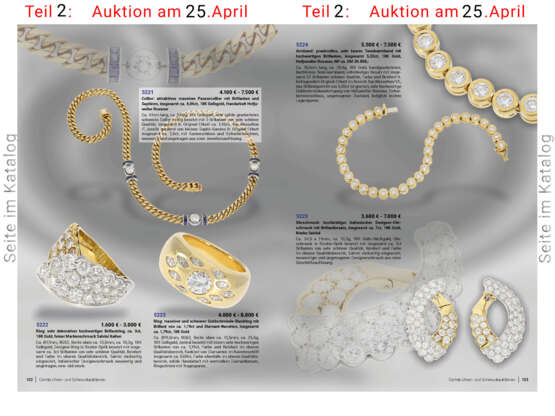 Ring: sehr dekorativer hochwertiger Brillantring, ca. 3ct, 18K Gold, feiner Markenschmuck Salvini Italien - photo 5