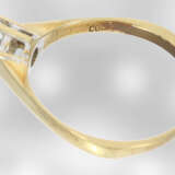 Ring: hochwertiger vintage Solitär/Brillantring, 1ct, mit Zertifikat - photo 3