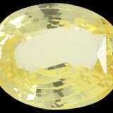 Saphir: natürlicher gelber Saphir, ca. 5,76ct - photo 1